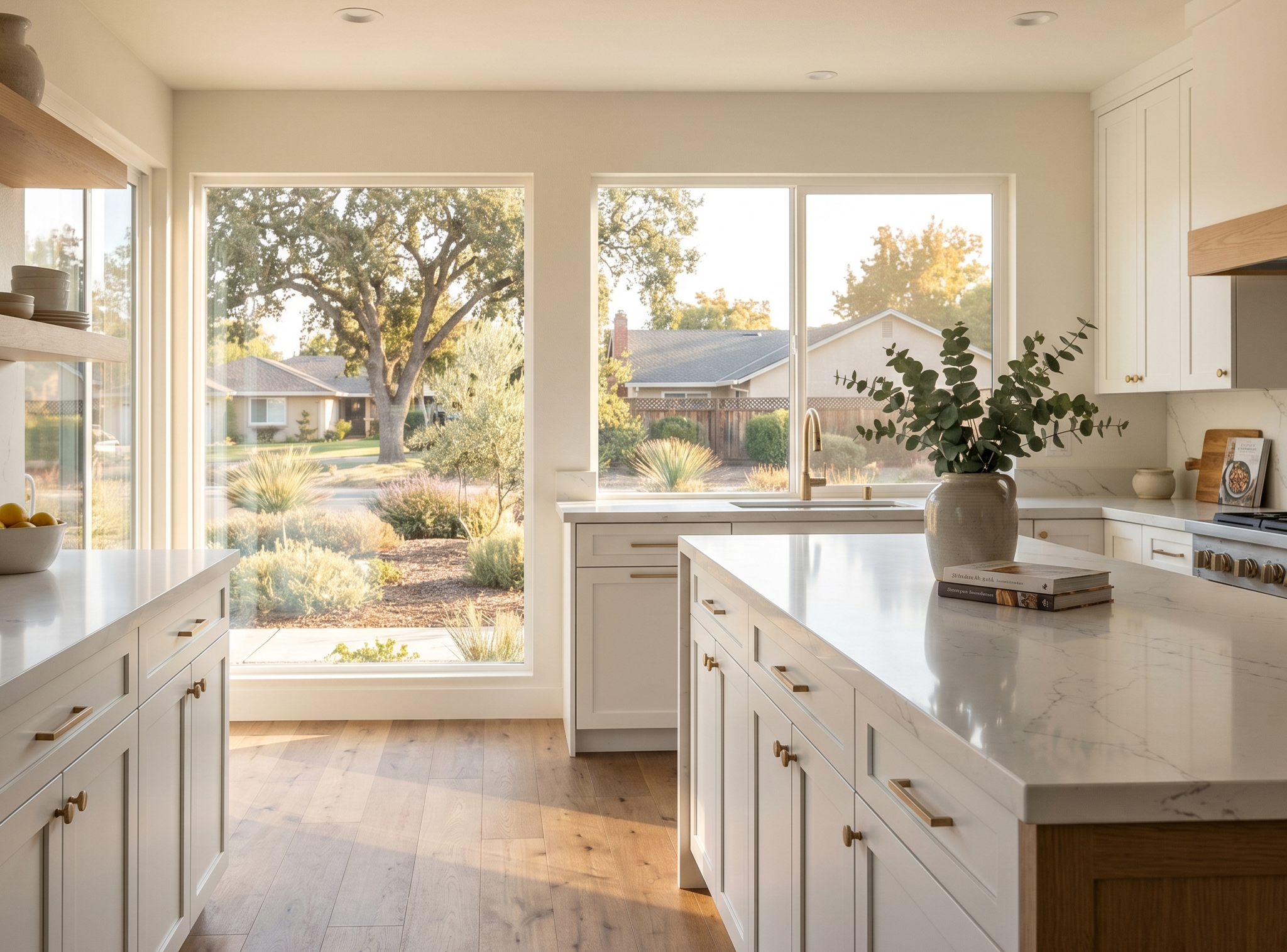Lodi Bright White Kitchen