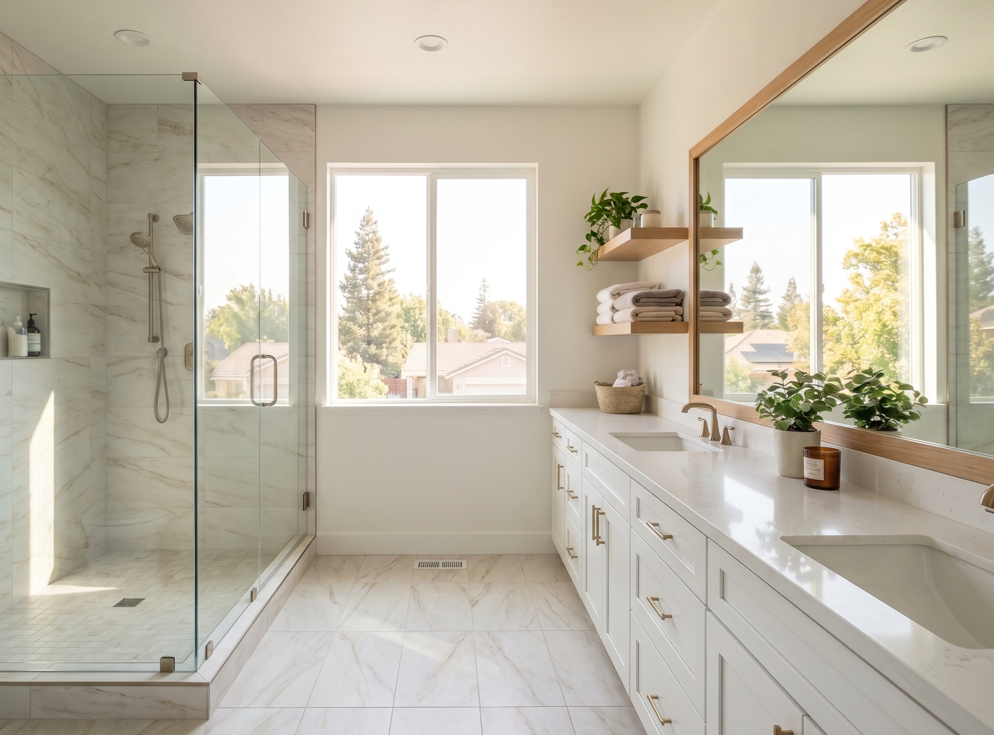 Modern Farmhouse Bathroom in Lodi